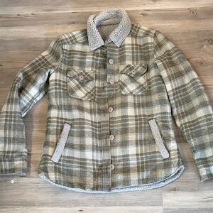 Marmot Plaid Sherpa-Lined Jacket